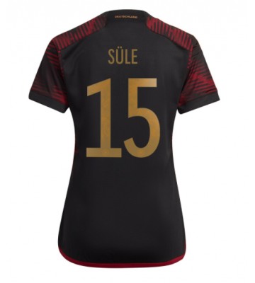 Tyskland Niklas Sule #15 Bortedrakt Kvinner VM 2022 Kortermet